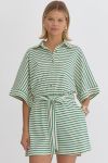 Entro Green Ecru Jumpsuit