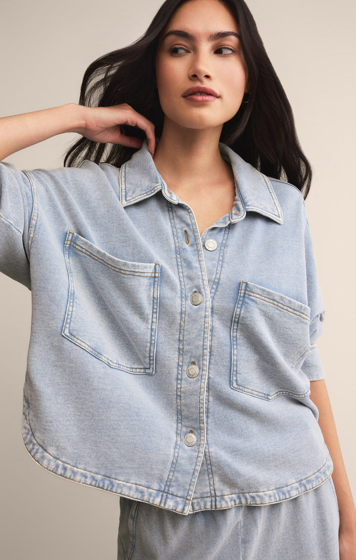 All Day Cropped Knit Jacket