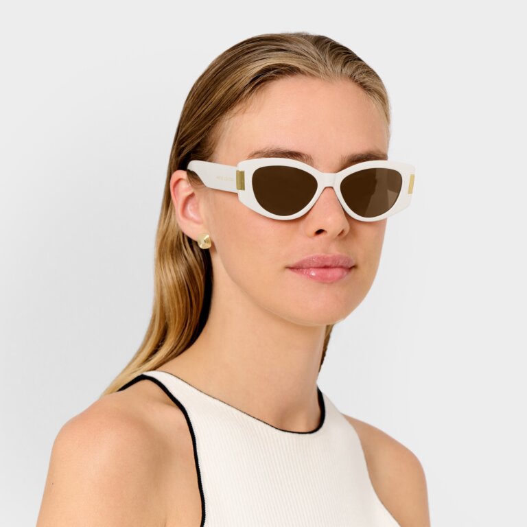 Katie Loxton Rimini Sunglasses - Off White