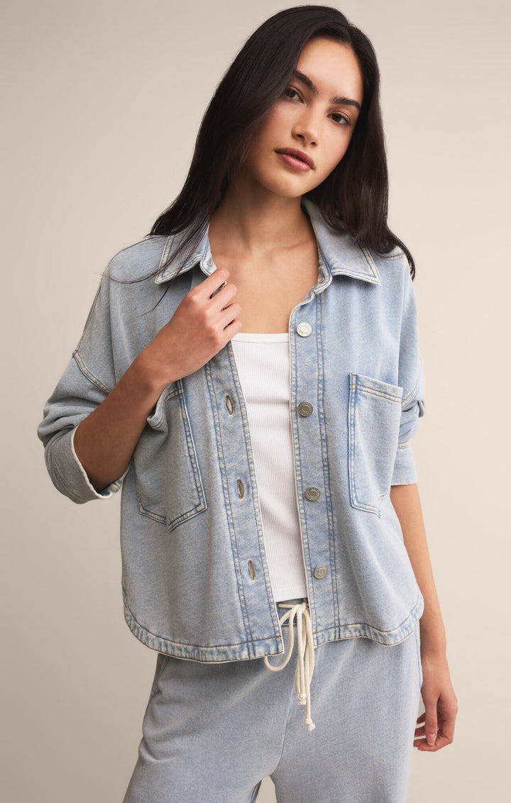 All Day Cropped Knit Jacket