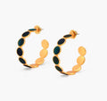 Brackish Palmer Hoop Earrings