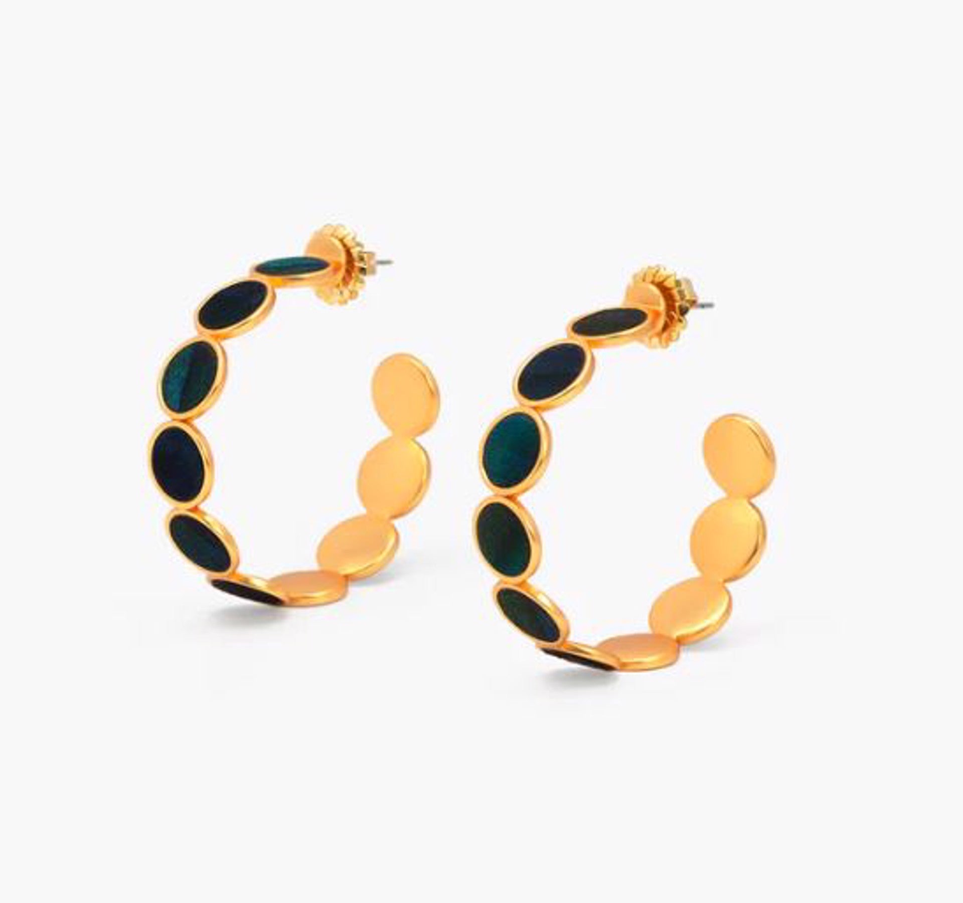Brackish Palmer Hoop Earrings