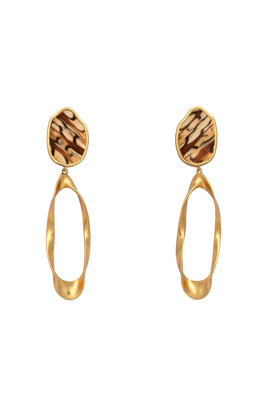 Brackish Tracy Organic Drop Earrings
